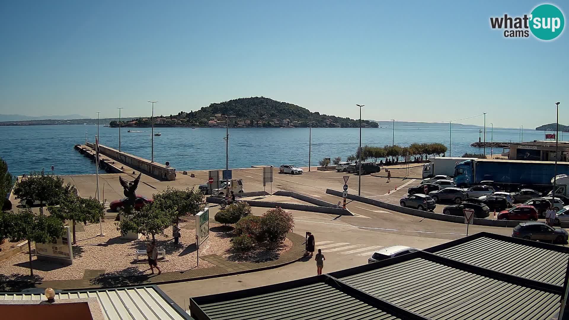 Webcam Ugljan – Preko Ferry to Zadar