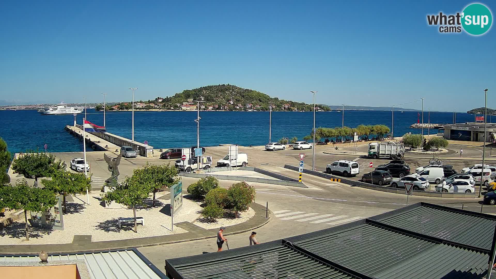 Webcam Ugliano – terminal traghetto da Preko a Zara