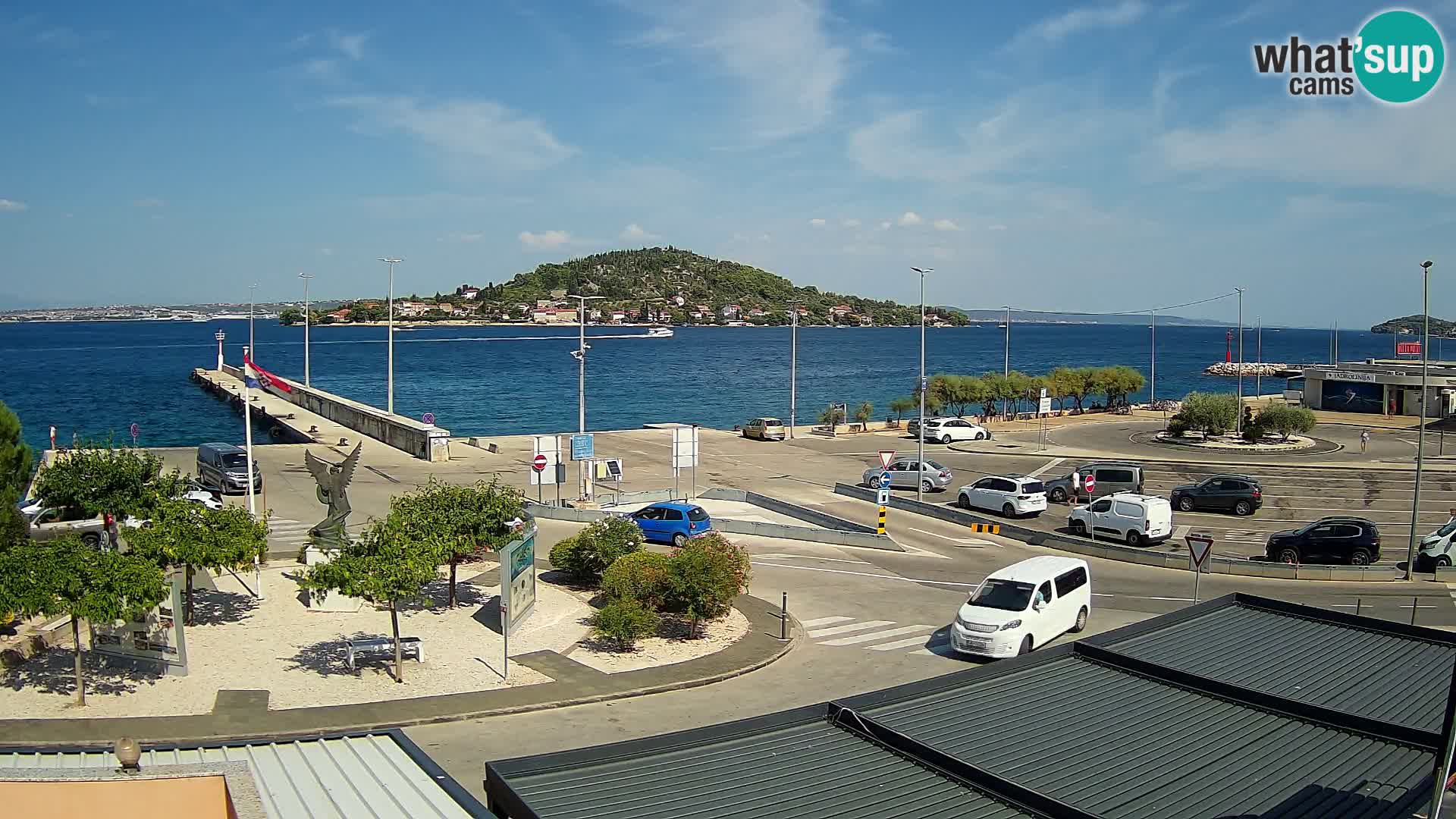 Webcam Ugljan – Preko Ferry to Zadar