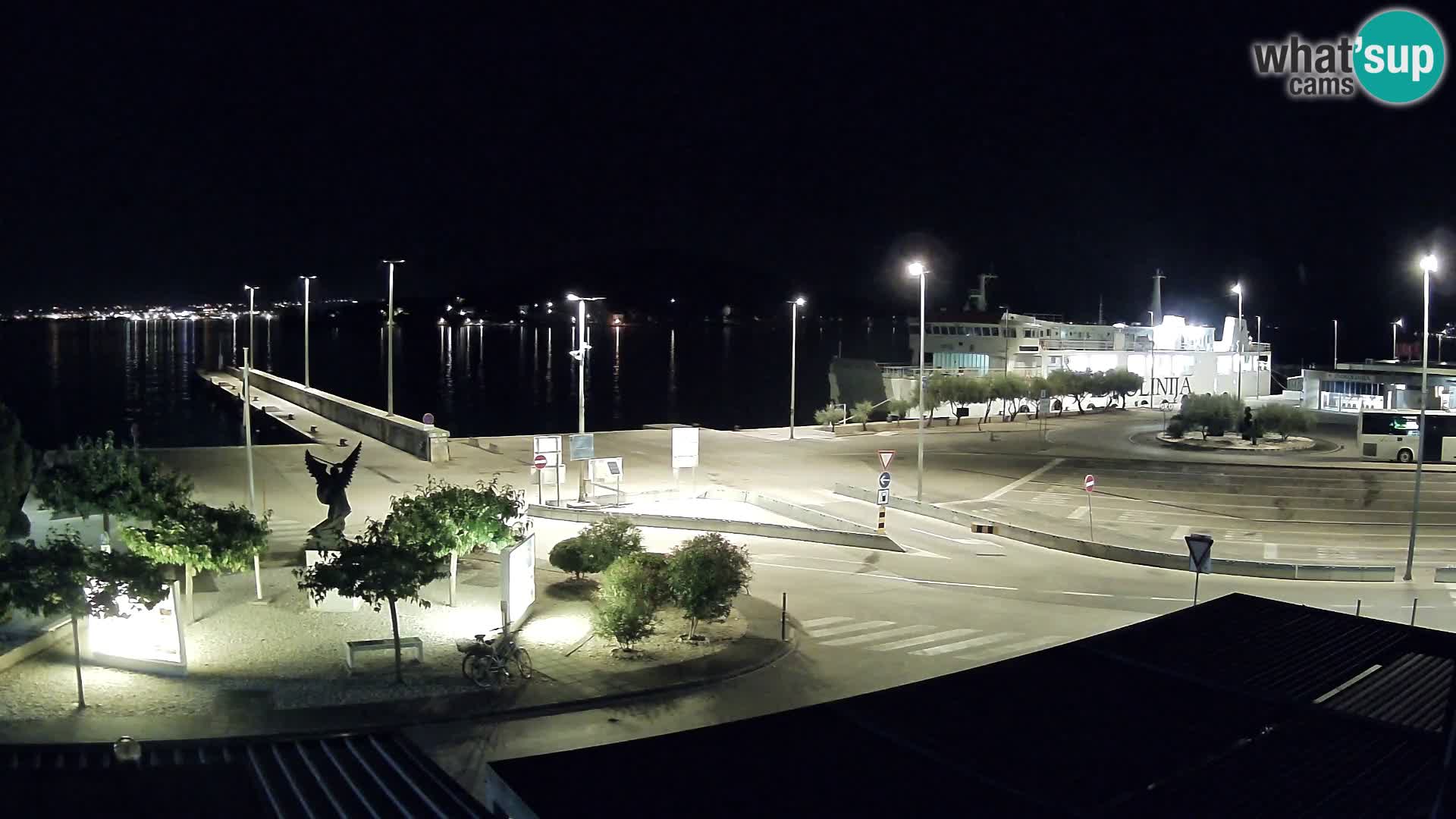 Webcam Ugliano – terminal traghetto da Preko a Zara