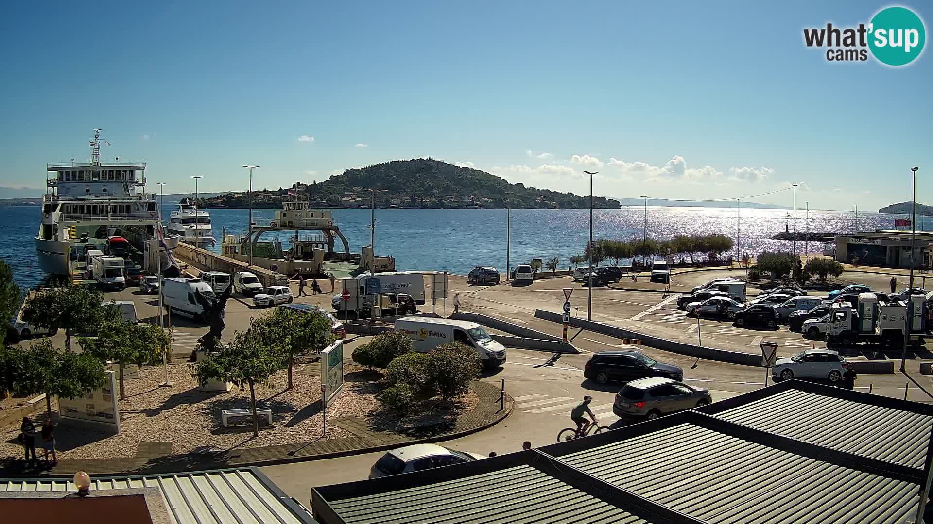 Webcam Ugliano – terminal traghetto da Preko a Zara