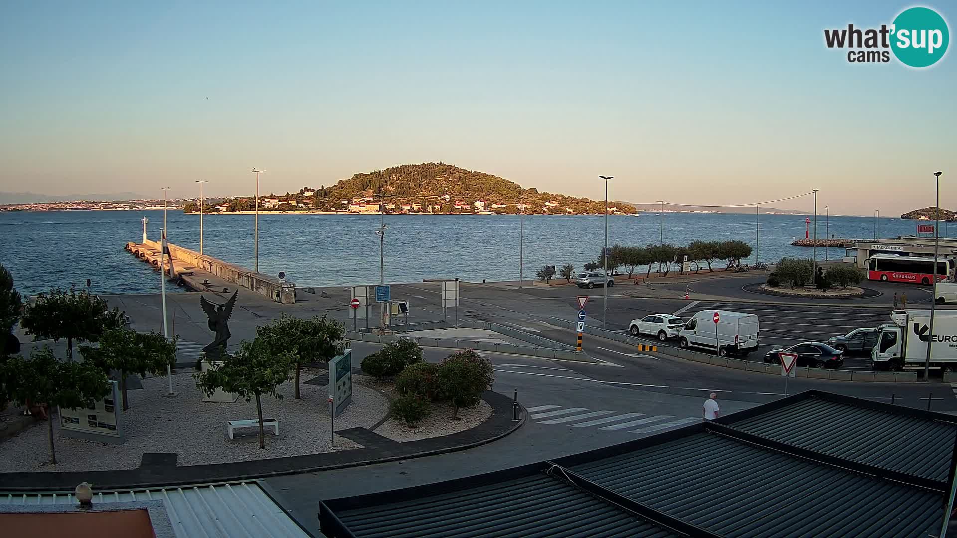 Webcam Ugliano – terminal traghetto da Preko a Zara