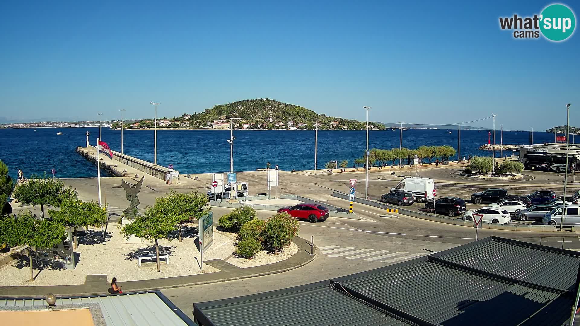 Webcam Ugljan – Preko Ferry to Zadar