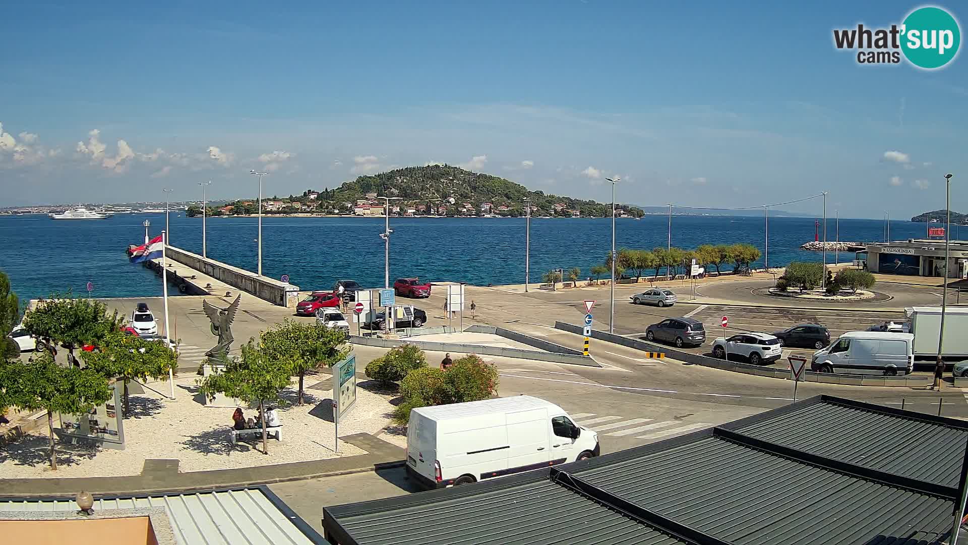 Web kamera Ugljan – Preko trajekt za Zadar