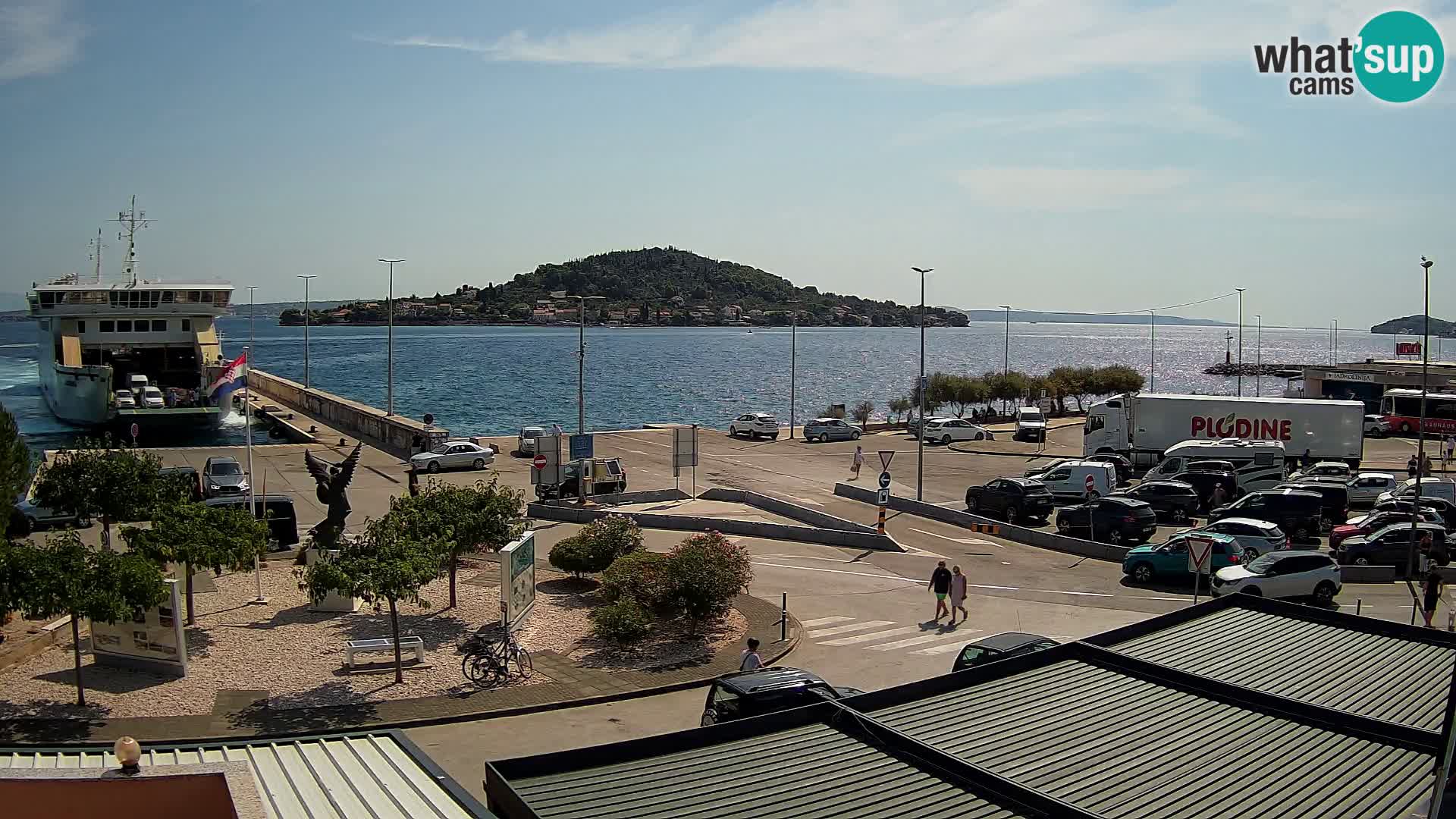 Webcam Ugljan – Preko Ferry to Zadar