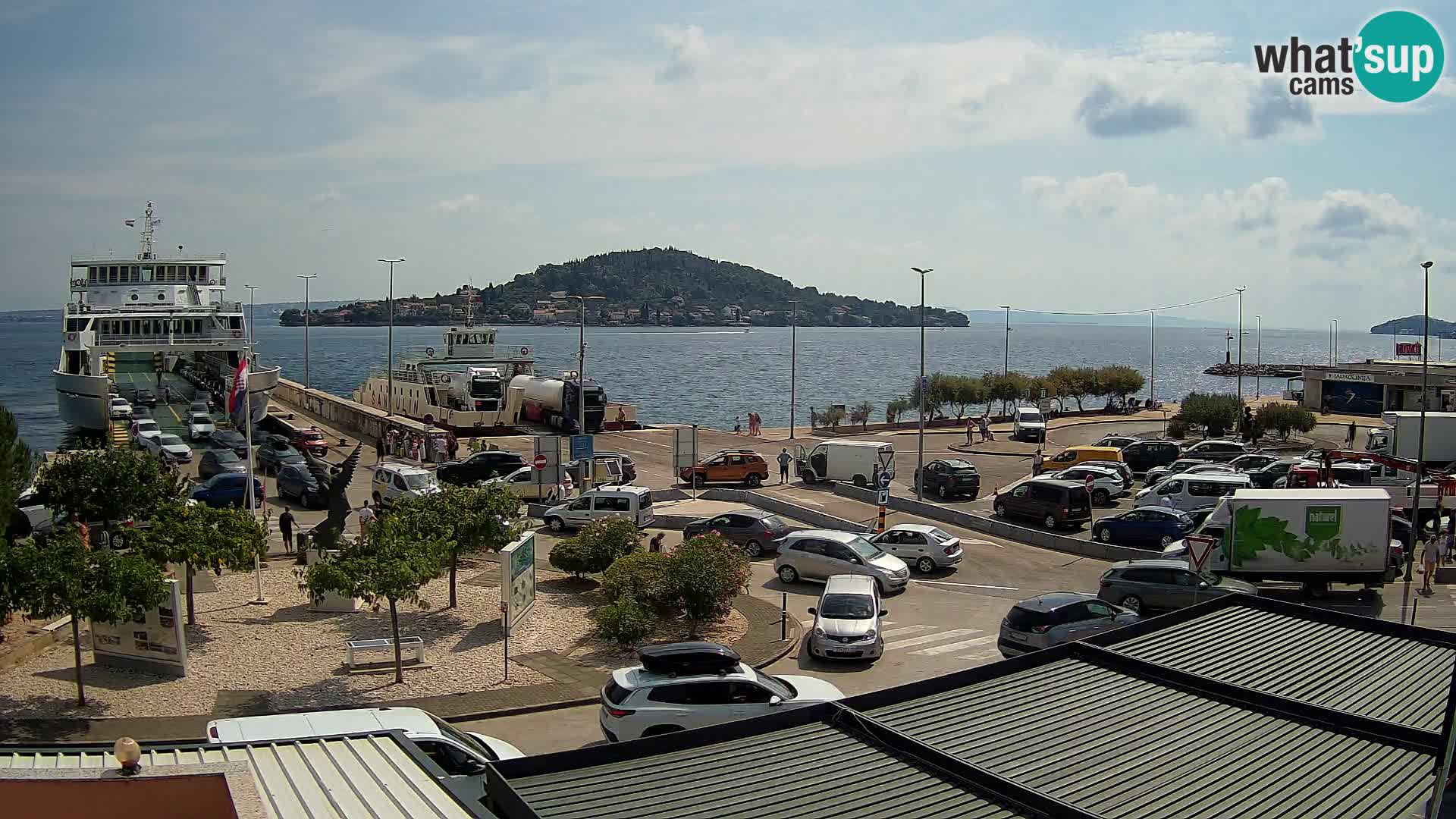 Webcam Ugljan – Preko Ferry to Zadar