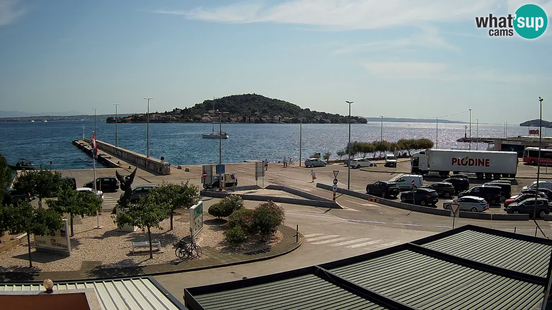 Webcam Ugljan – Preko Ferry to Zadar