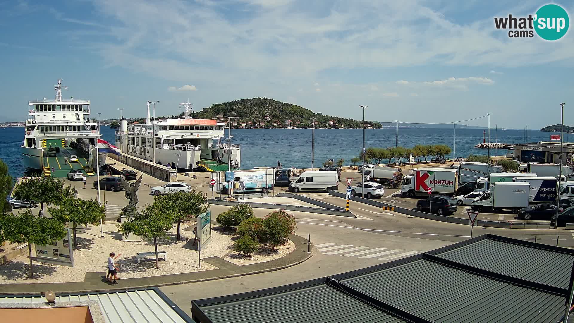 UGLJAN Webcam – Preko-Fähre nach Zadar