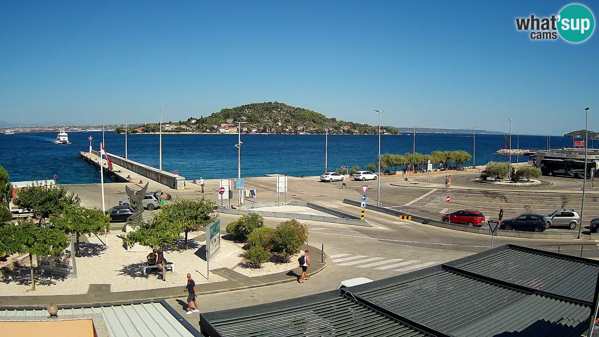 Webcam Ugljan – Preko Ferry to Zadar