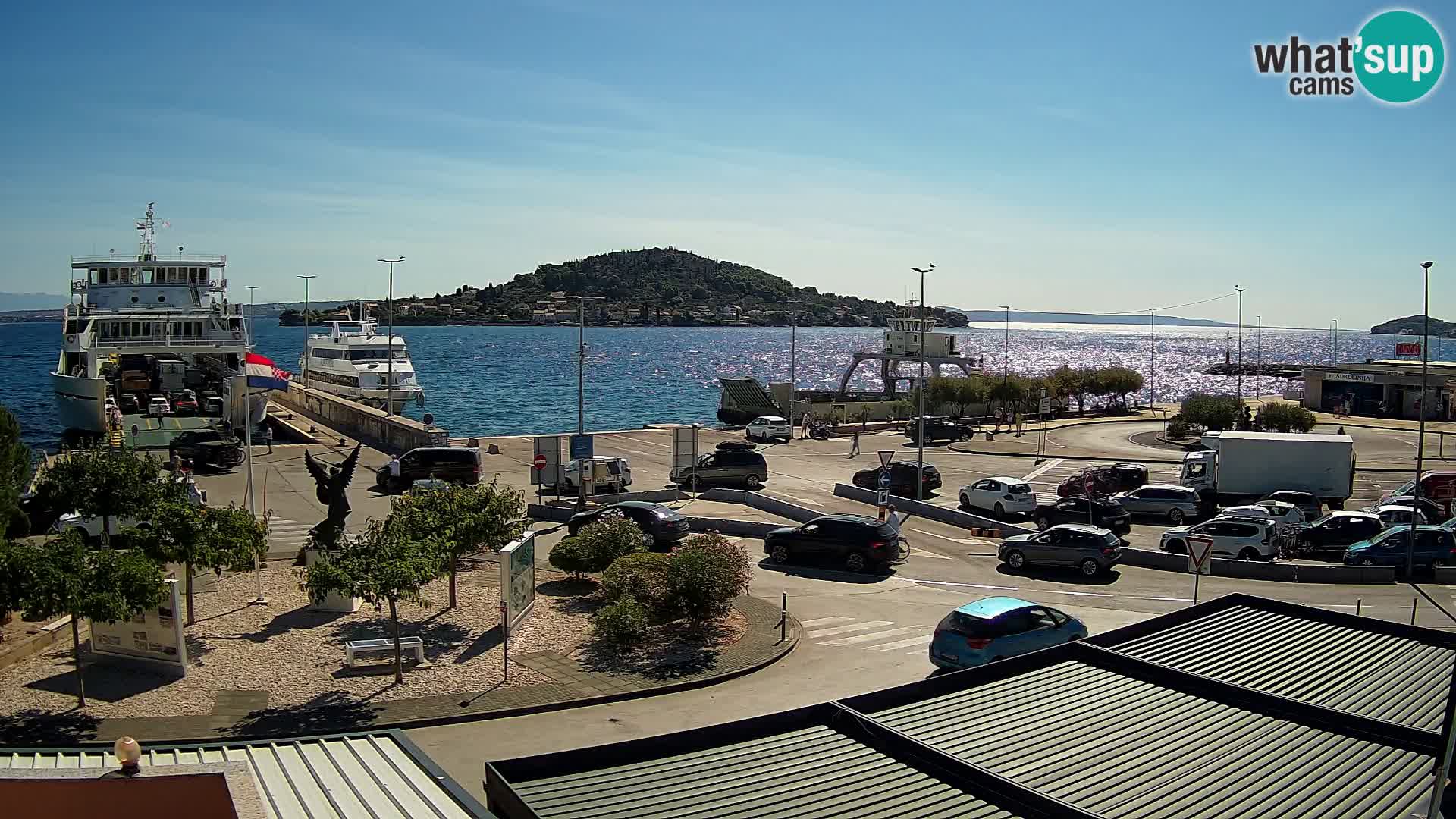 Webcam Ugljan – Preko Ferry to Zadar