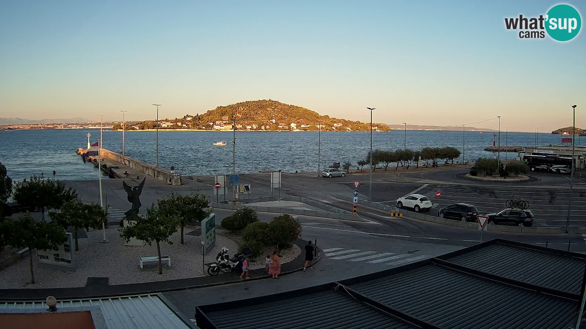Webcam Ugliano – terminal traghetto da Preko a Zara