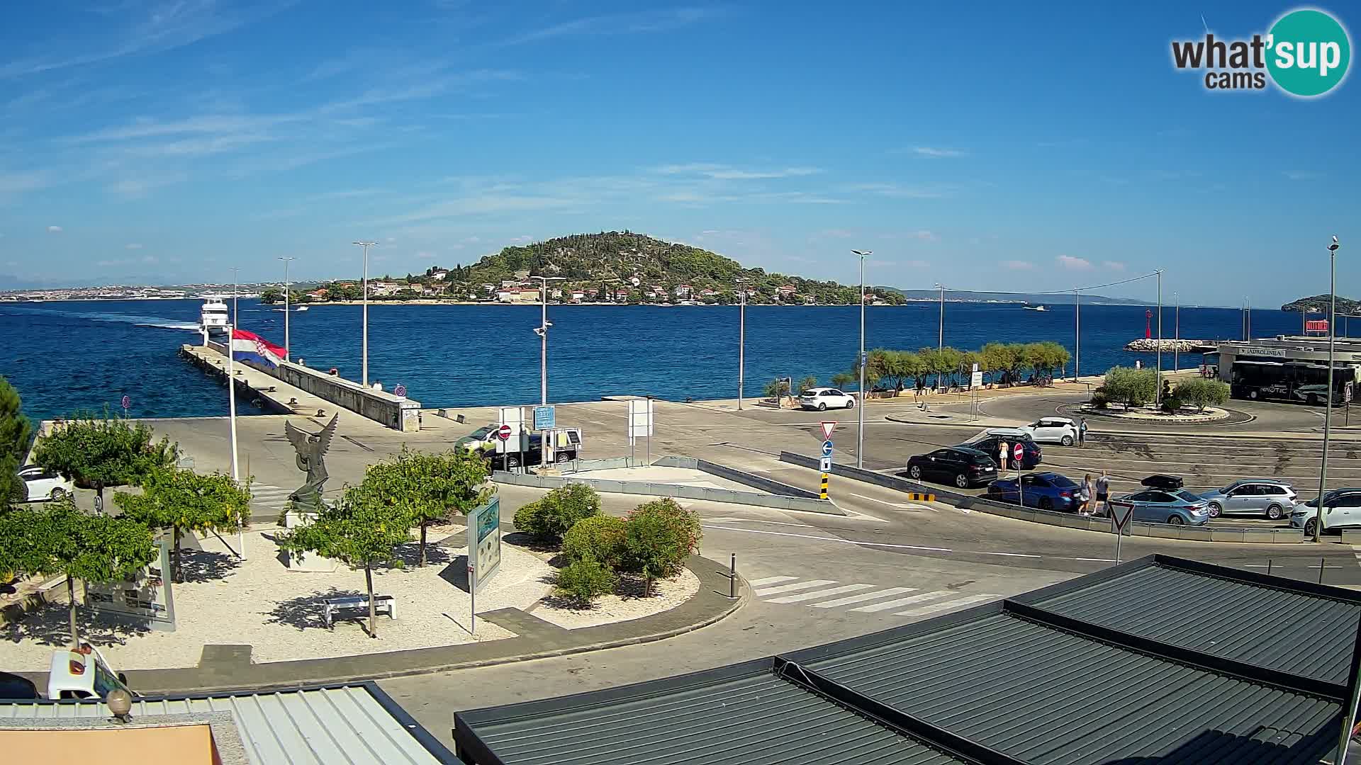 Webcam Ugljan – Preko Ferry to Zadar