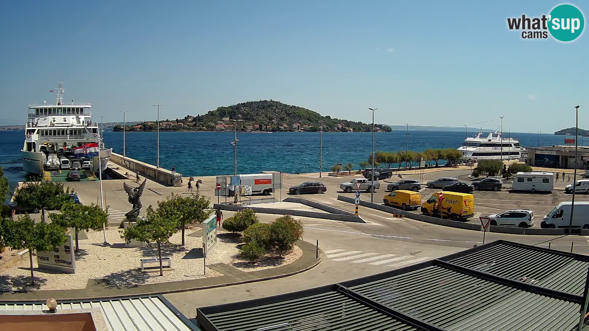 Webcam Ugljan – Preko Ferry to Zadar