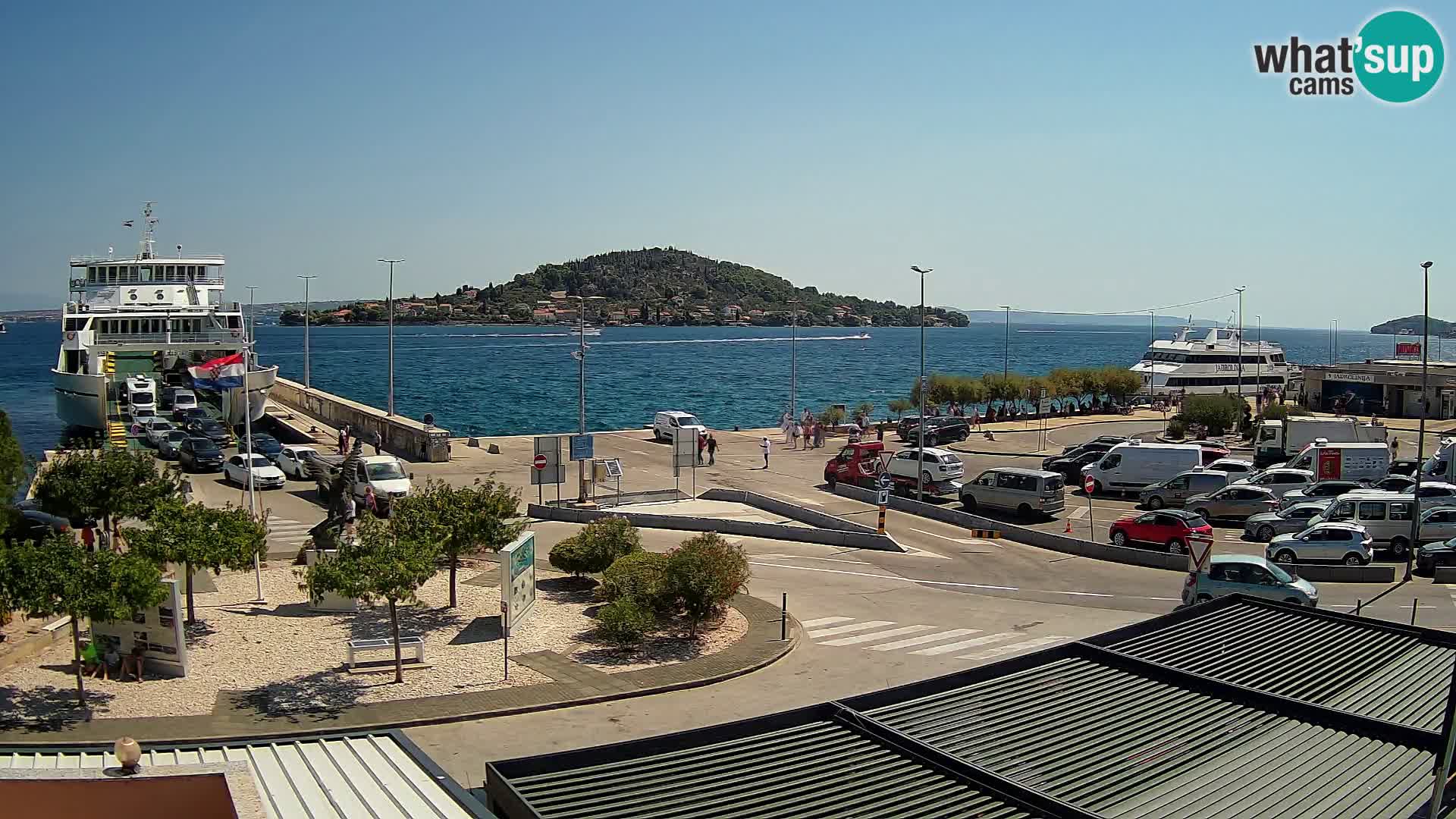 Webcam Ugljan – Preko Ferry to Zadar