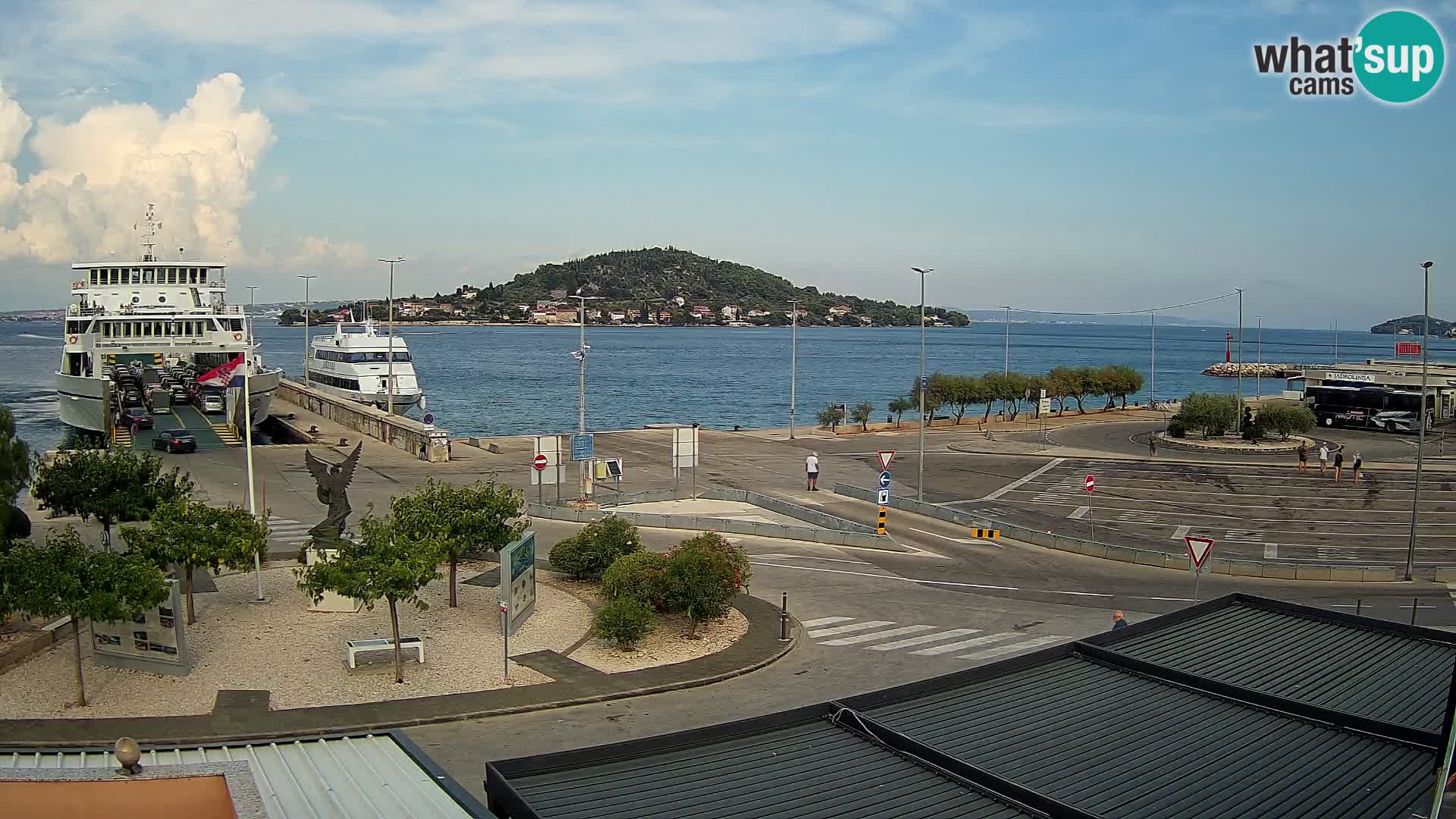 Webcam Ugljan – Preko Ferry to Zadar
