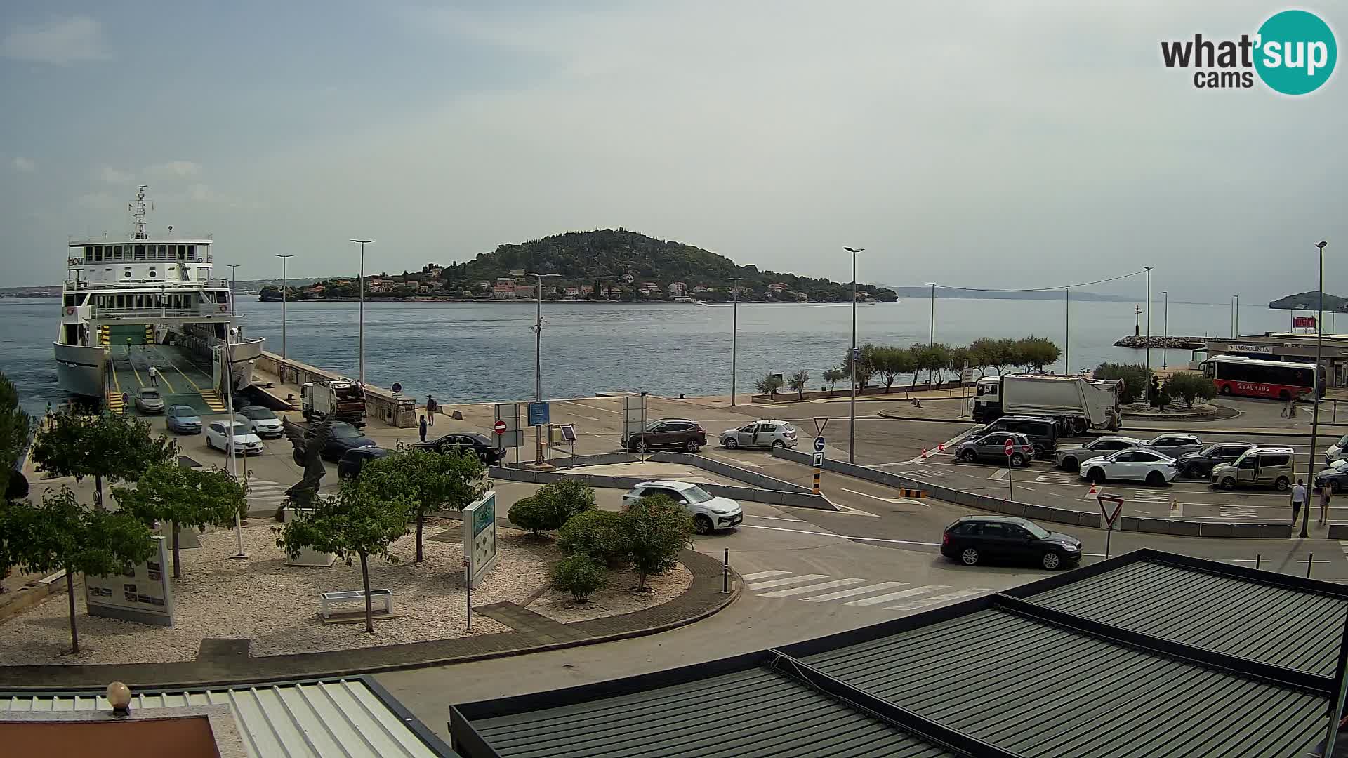 Web kamera Ugljan – Preko trajekt za Zadar