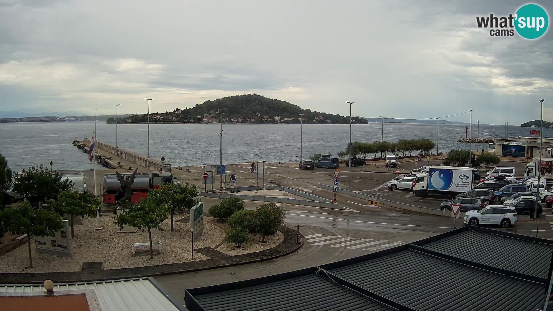 Webcam Ugliano – terminal traghetto da Preko a Zara