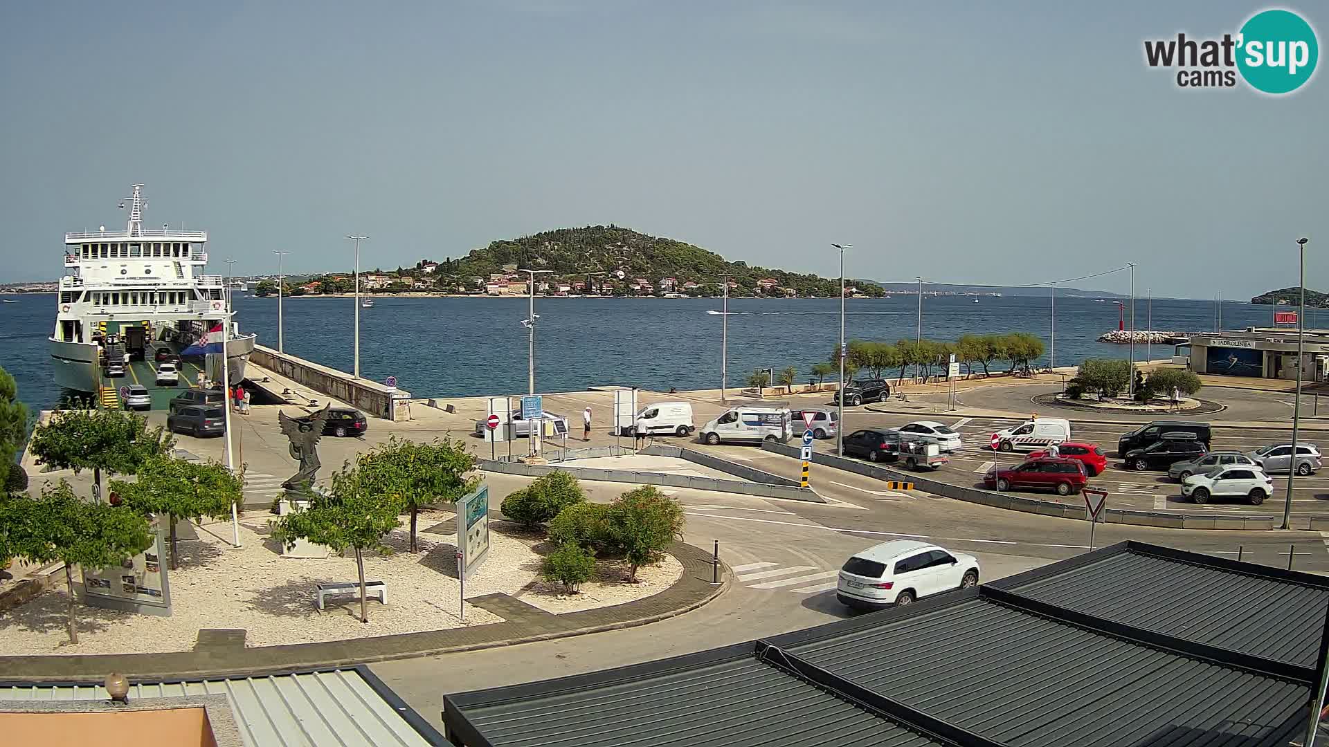 Webcam Ugljan – Preko Ferry to Zadar