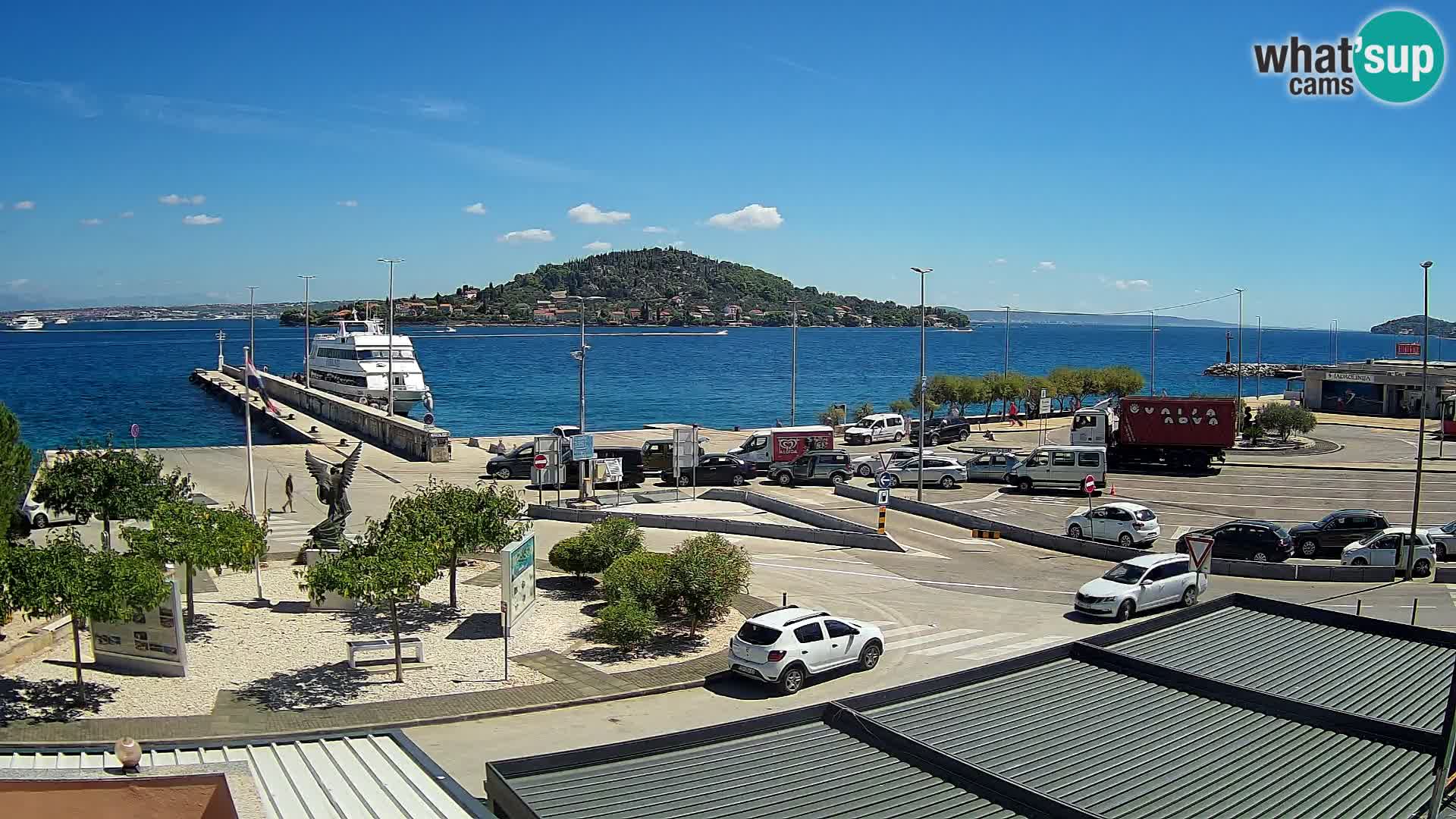 Webcam Ugljan – Preko Ferry to Zadar