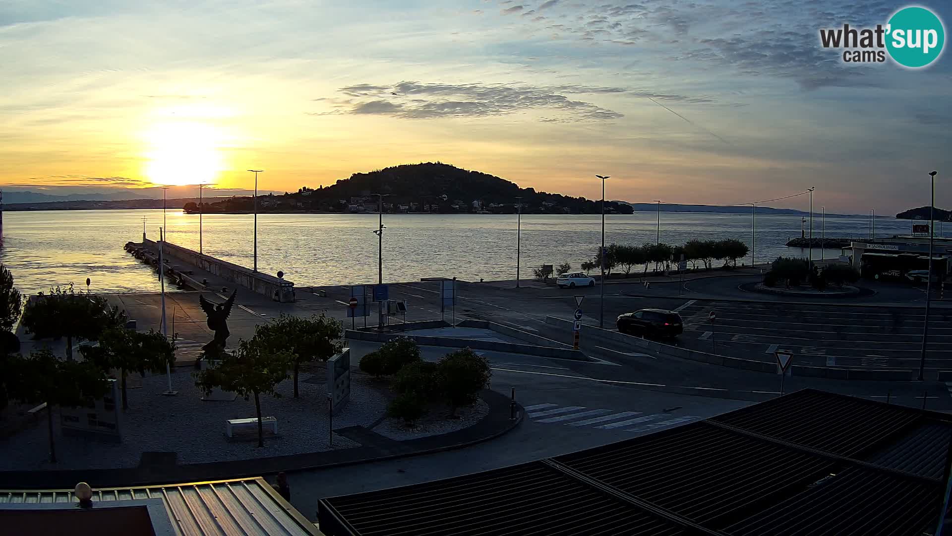 Webcam Ugliano – terminal traghetto da Preko a Zara