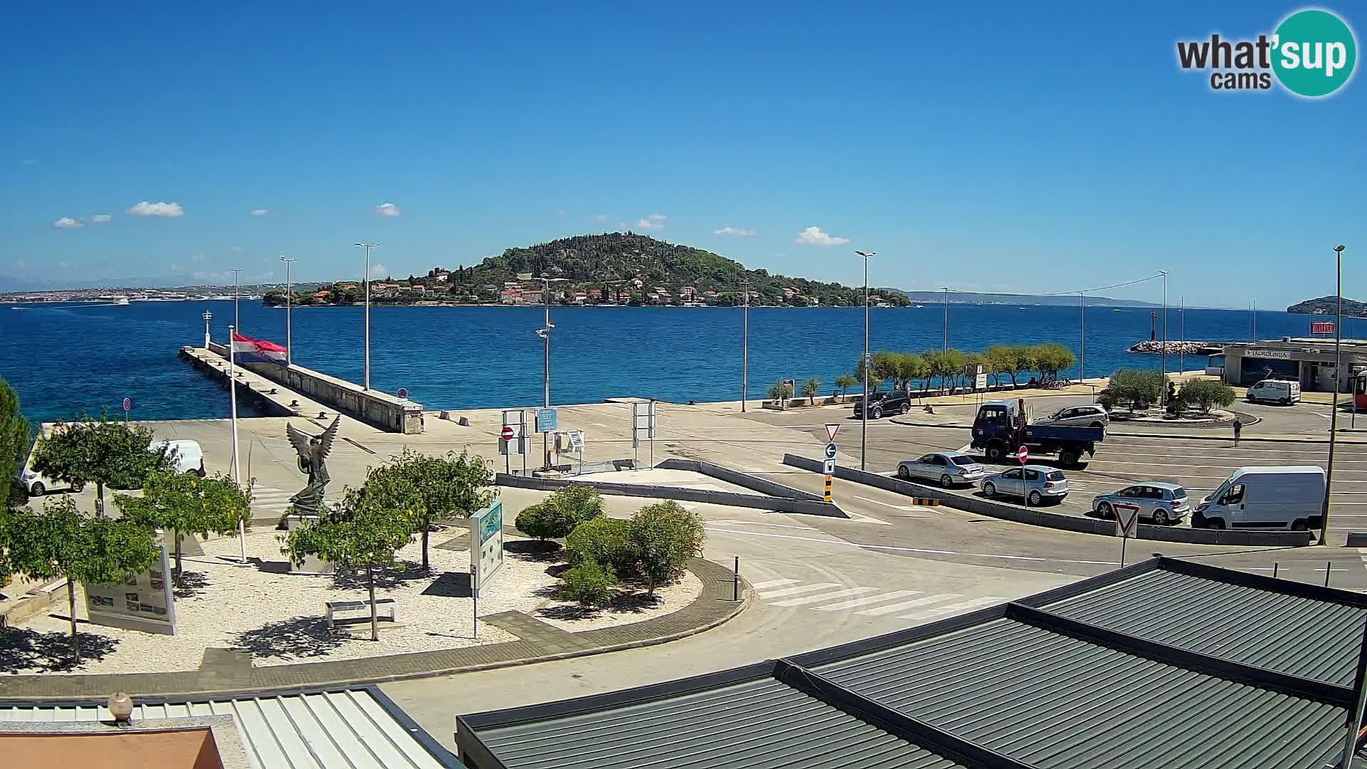 Webcam Ugljan – Preko Ferry to Zadar