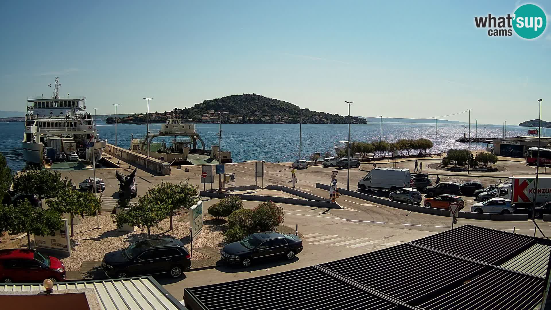 Webcam Ugliano – terminal traghetto da Preko a Zara