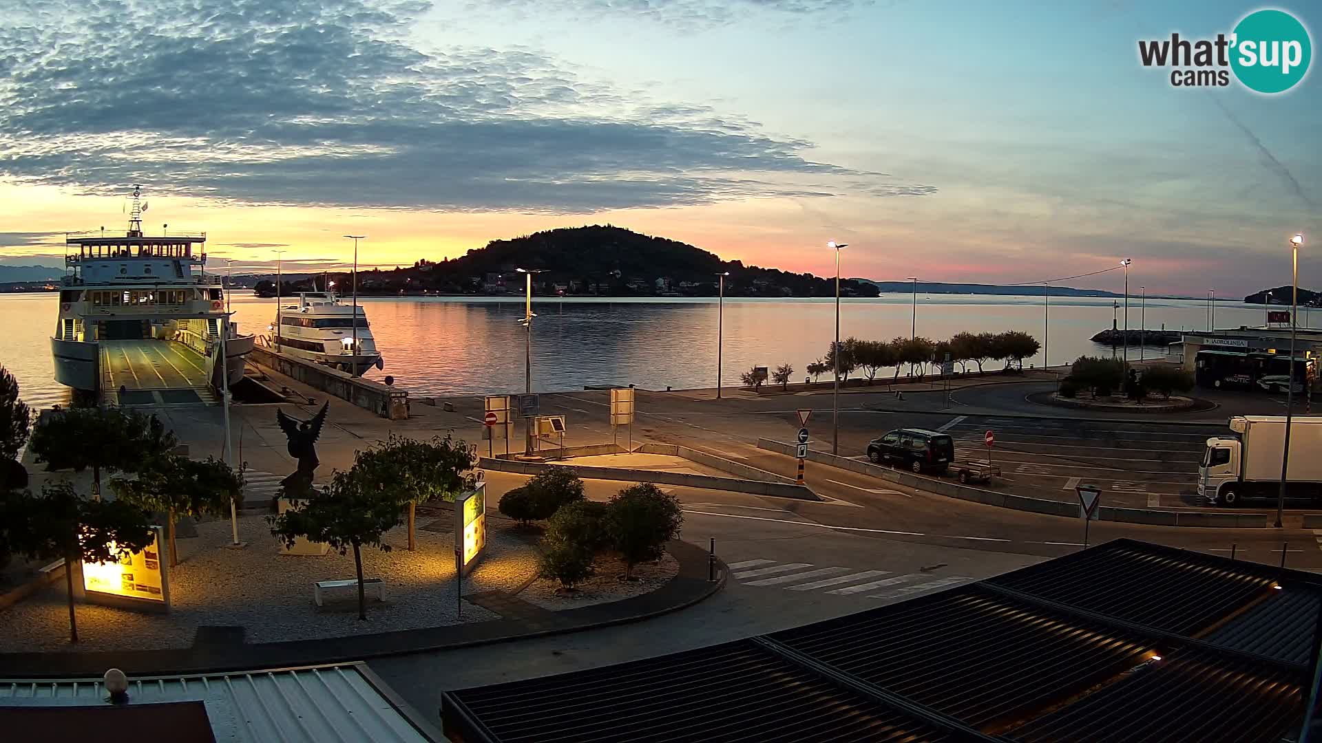 Webcam Ugljan – Preko Ferry to Zadar