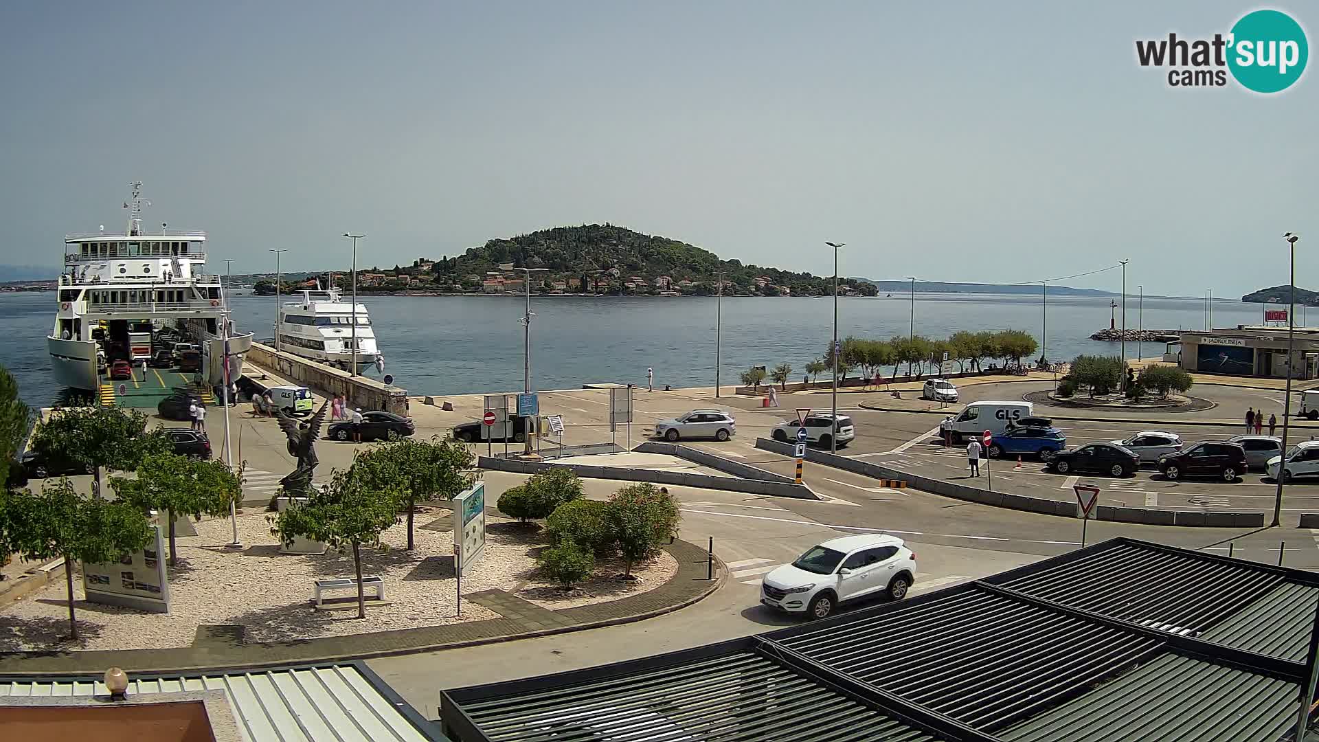 Webcam Ugliano – terminal traghetto da Preko a Zara