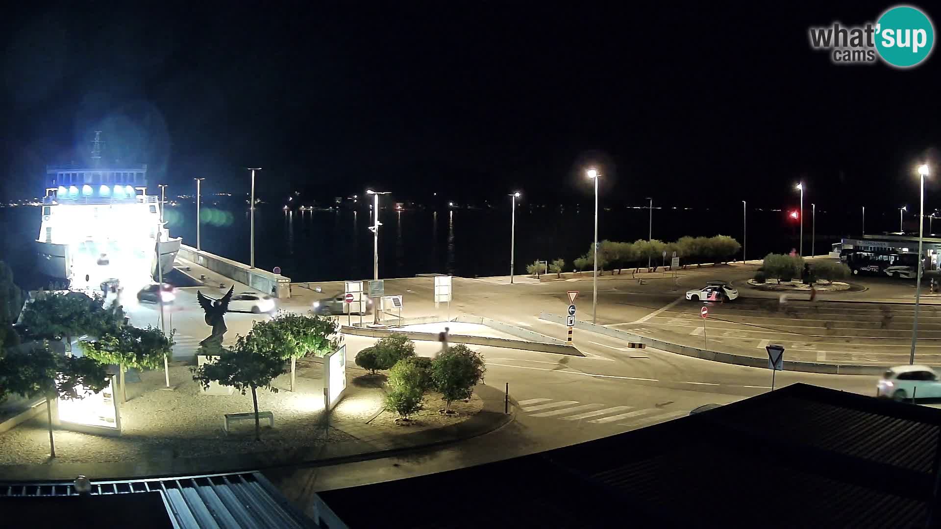 Webcam Ugliano – terminal traghetto da Preko a Zara