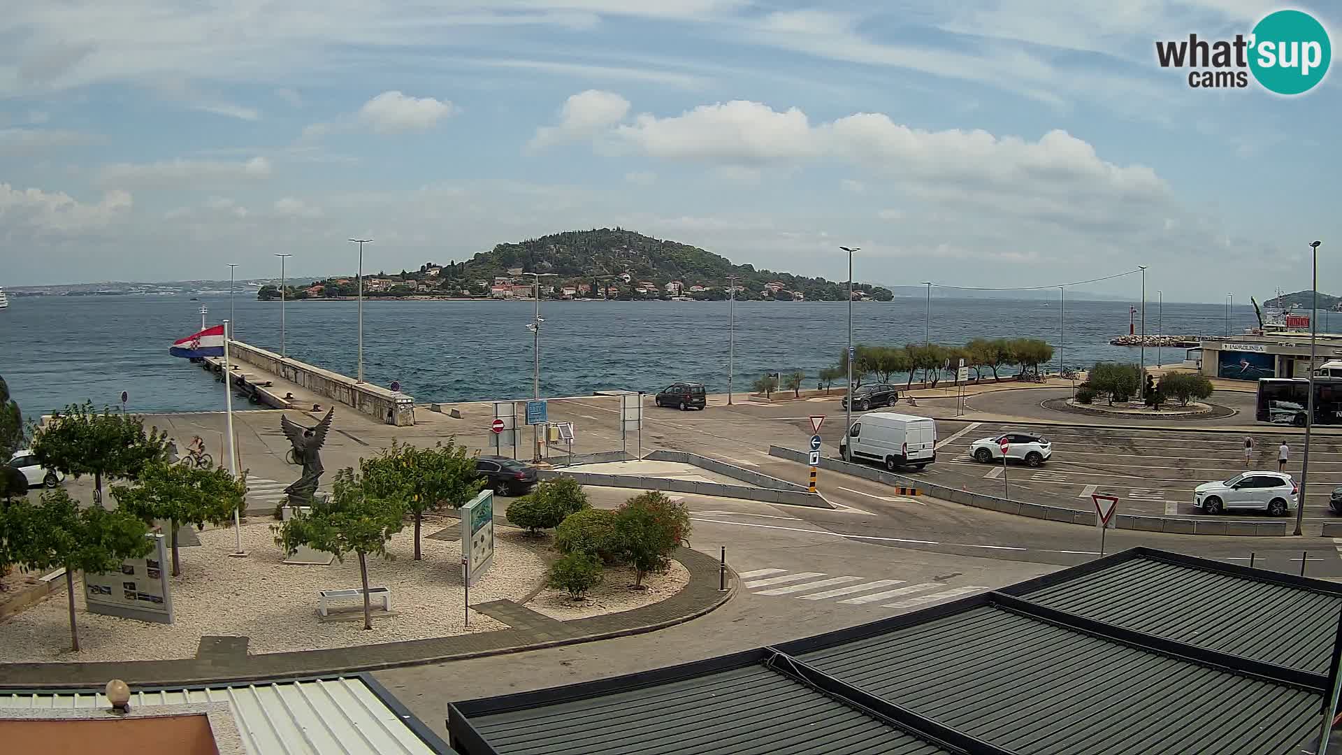 Webcam Ugljan – Preko Ferry to Zadar