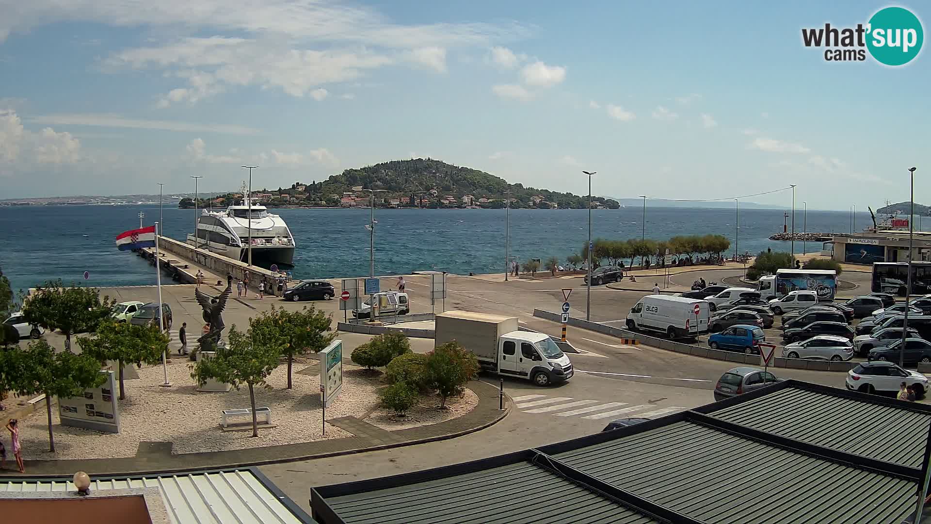 Webcam Ugljan – Preko Ferry to Zadar