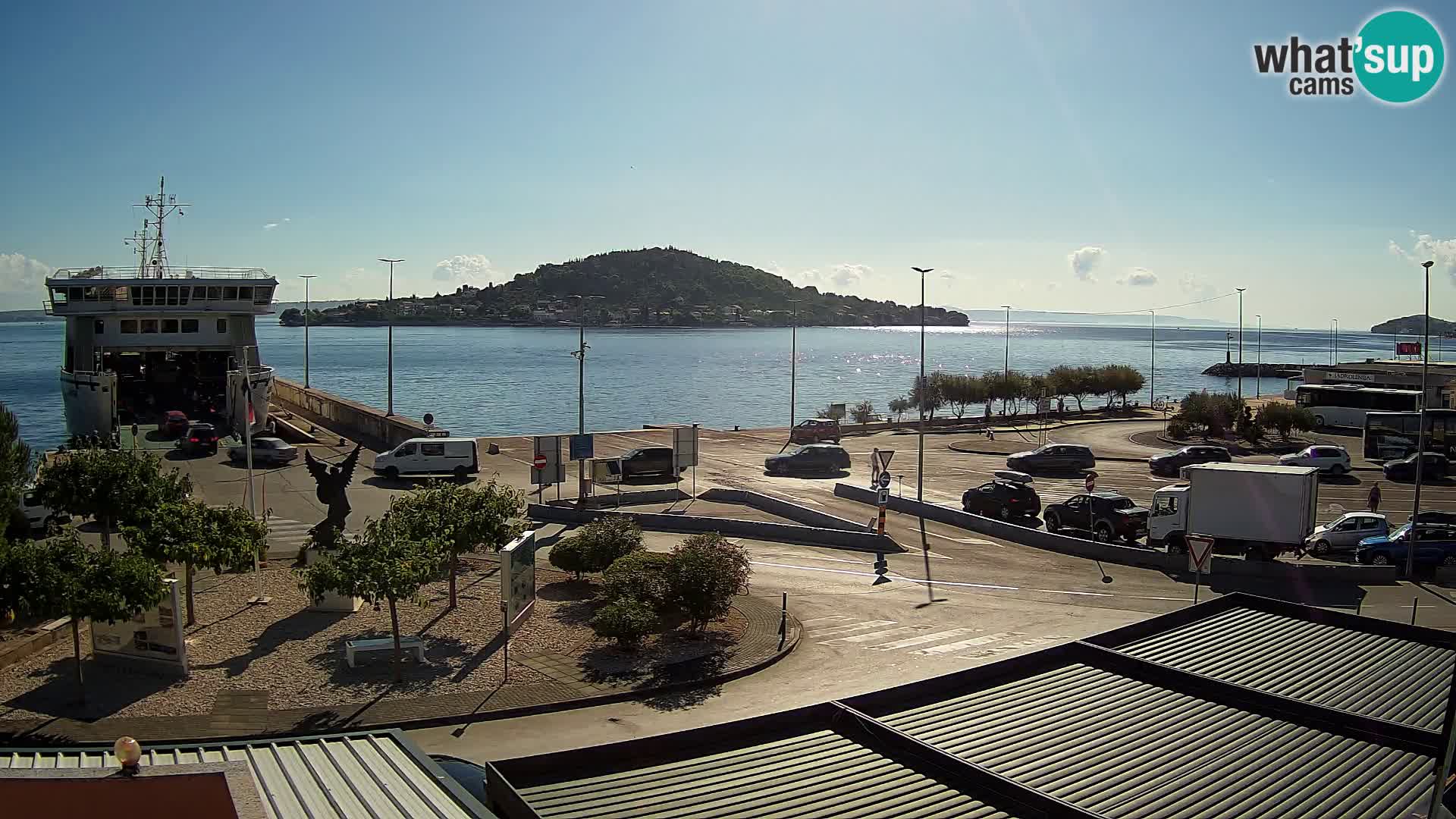 Webcam Ugljan – Preko Ferry to Zadar