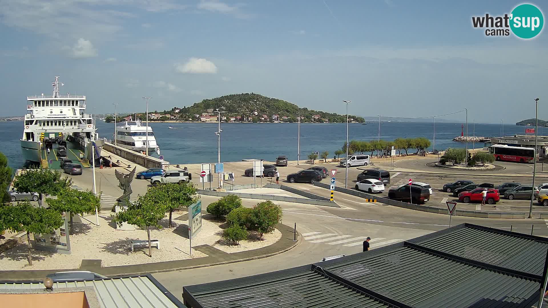 Webcam Ugljan – Preko Ferry to Zadar