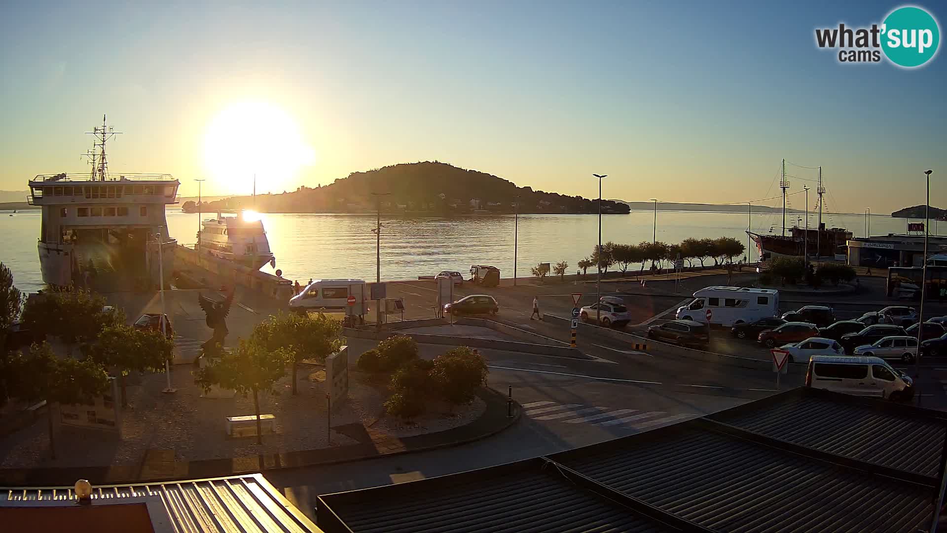 Webcam Ugljan – Preko Ferry to Zadar