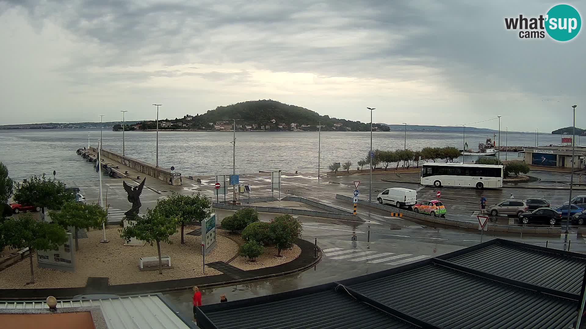 Webcam Ugliano – terminal traghetto da Preko a Zara