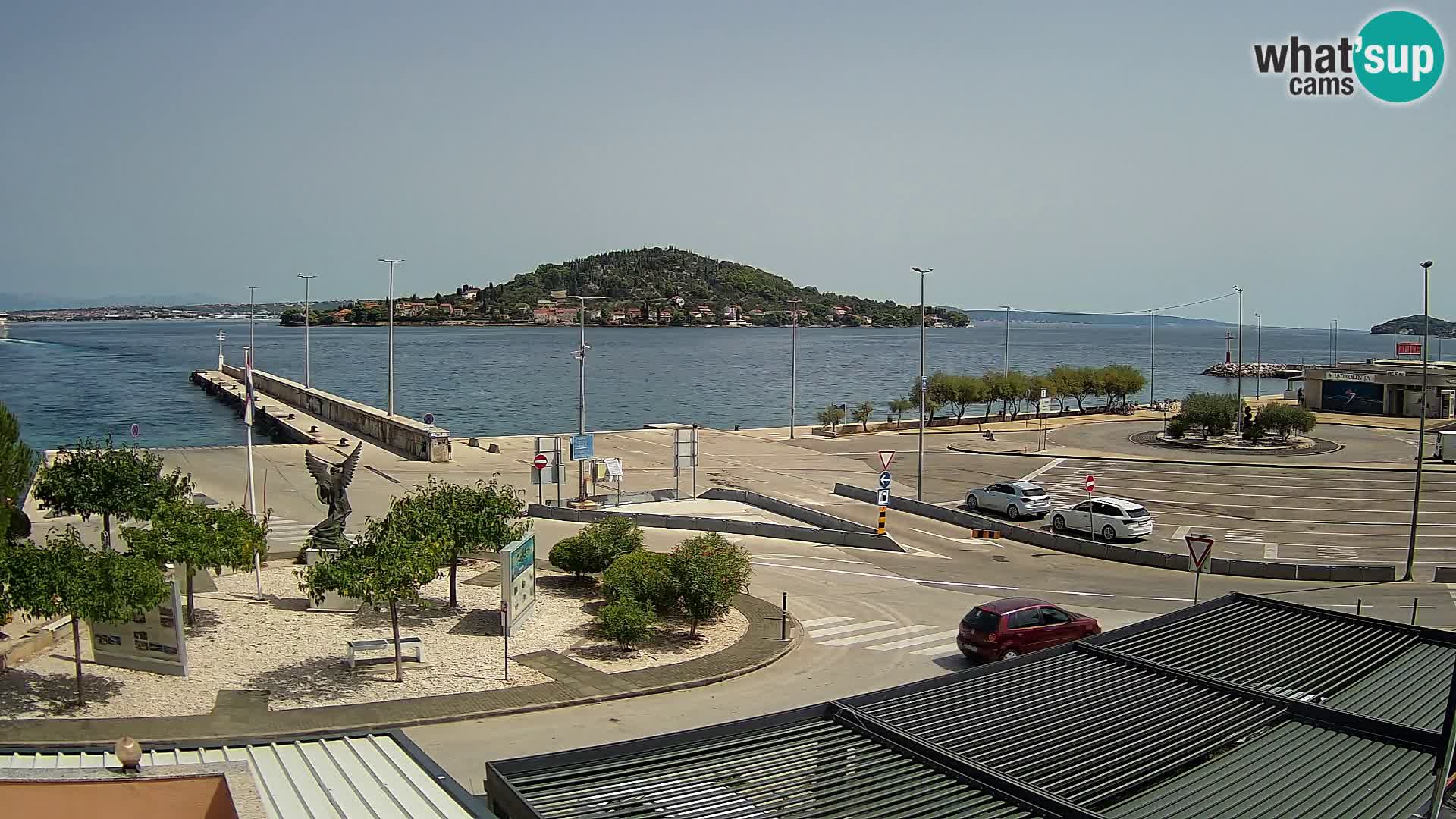 Web kamera Ugljan – Preko trajekt za Zadar