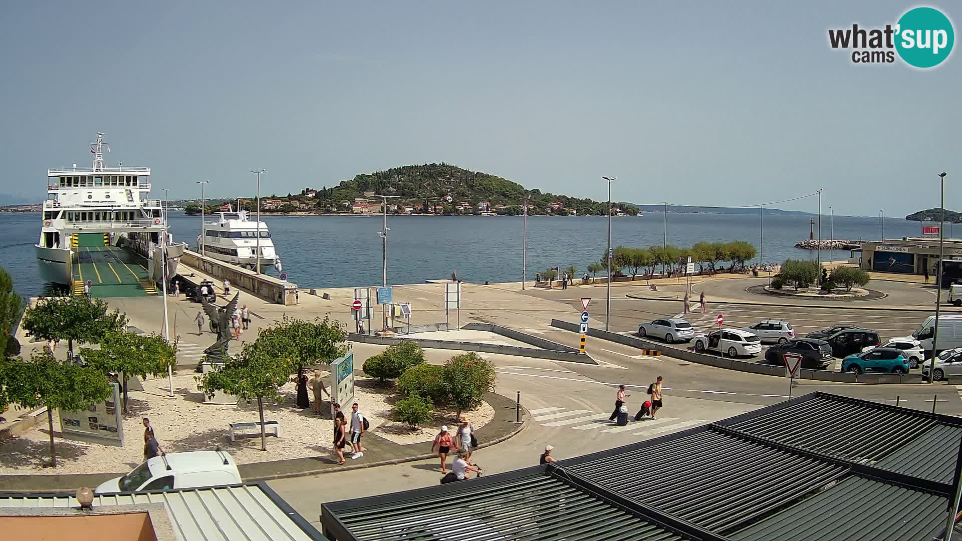 Webcam Ugljan – Preko Ferry to Zadar