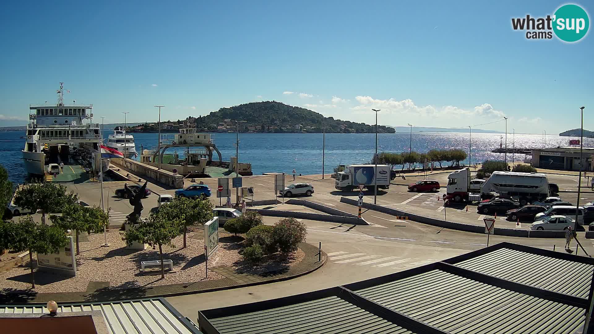 Webcam Ugliano – terminal traghetto da Preko a Zara