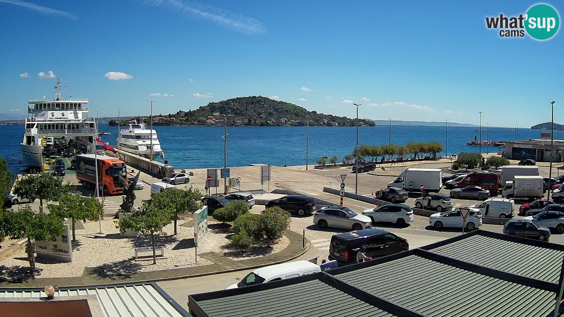 Webcam Ugljan – Preko Ferry to Zadar