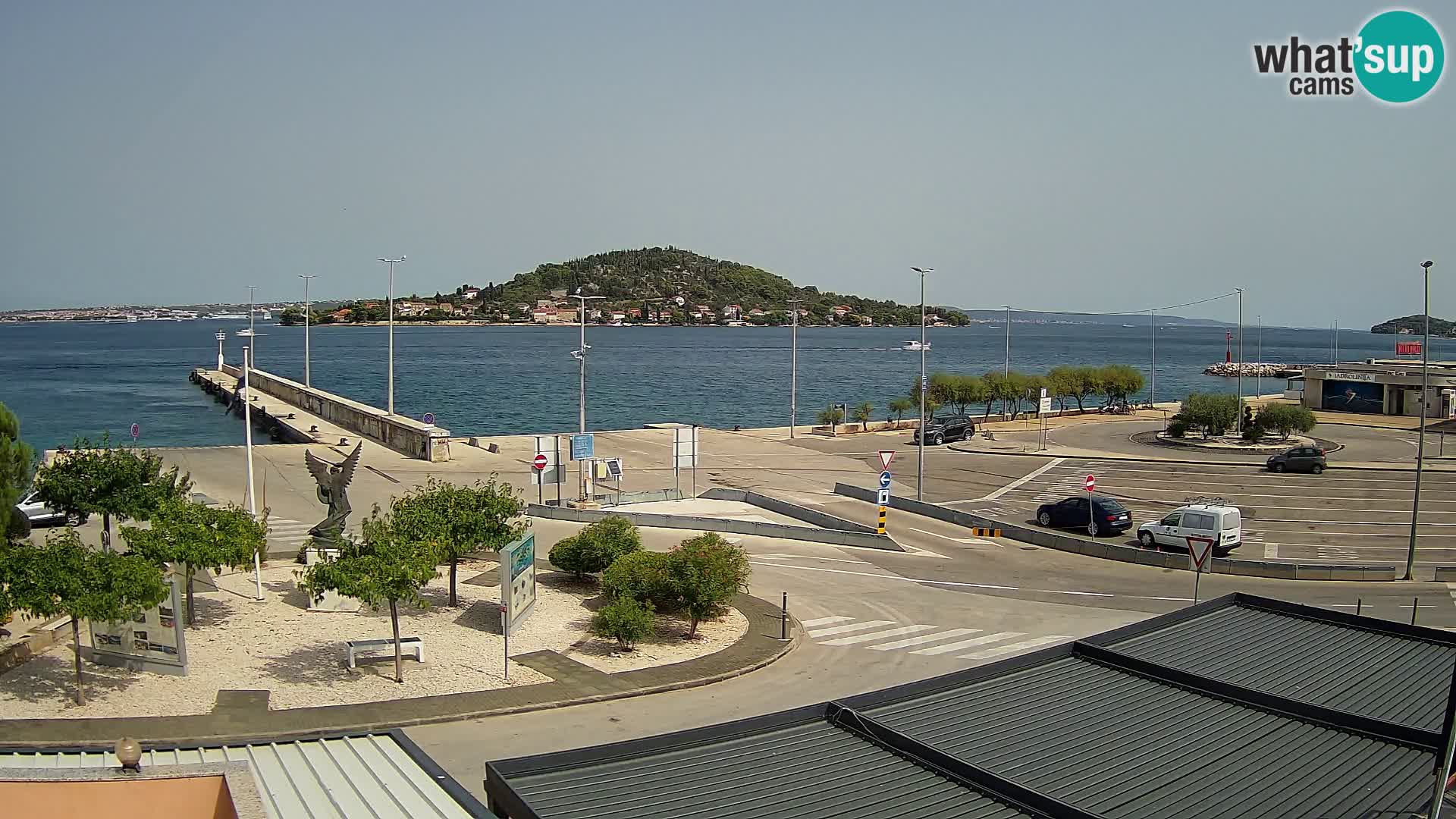 Webcam Ugliano – terminal traghetto da Preko a Zara