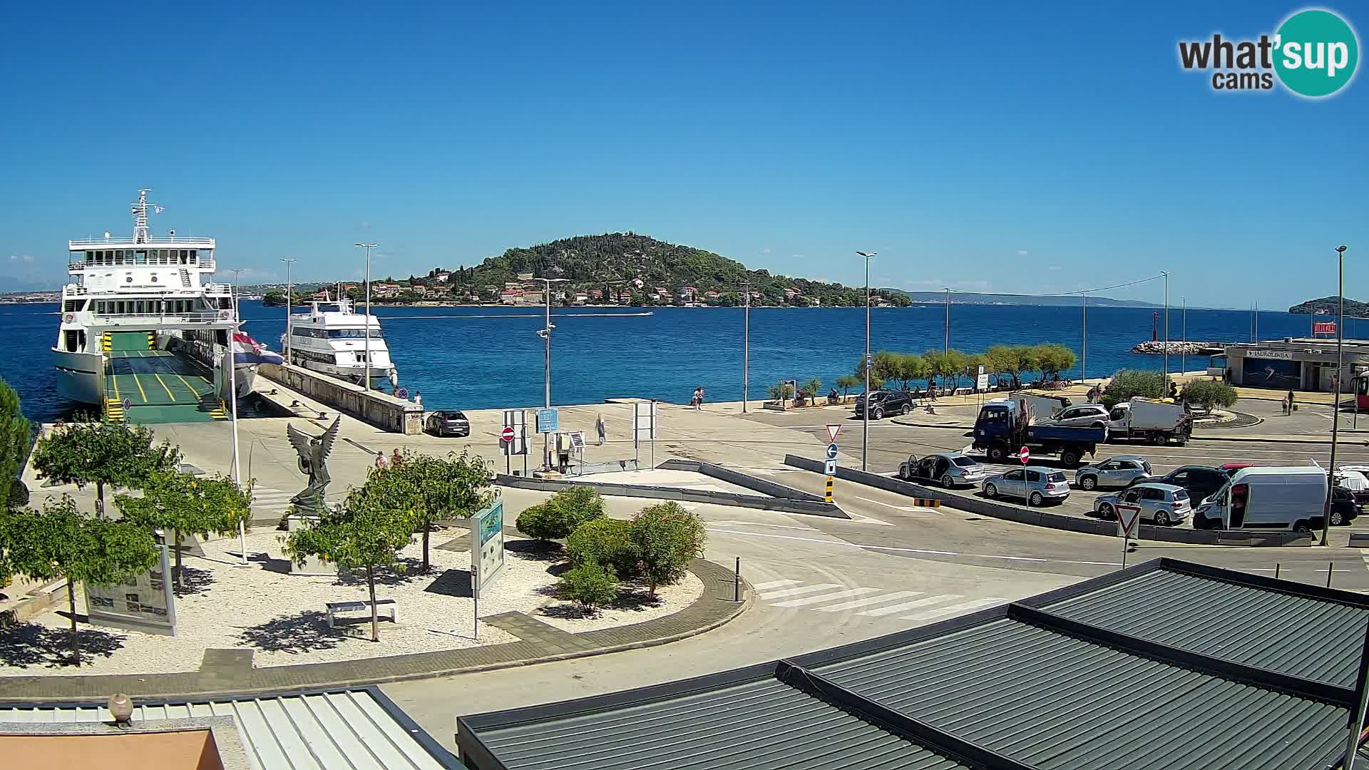 Webcam Ugljan – Preko Ferry to Zadar