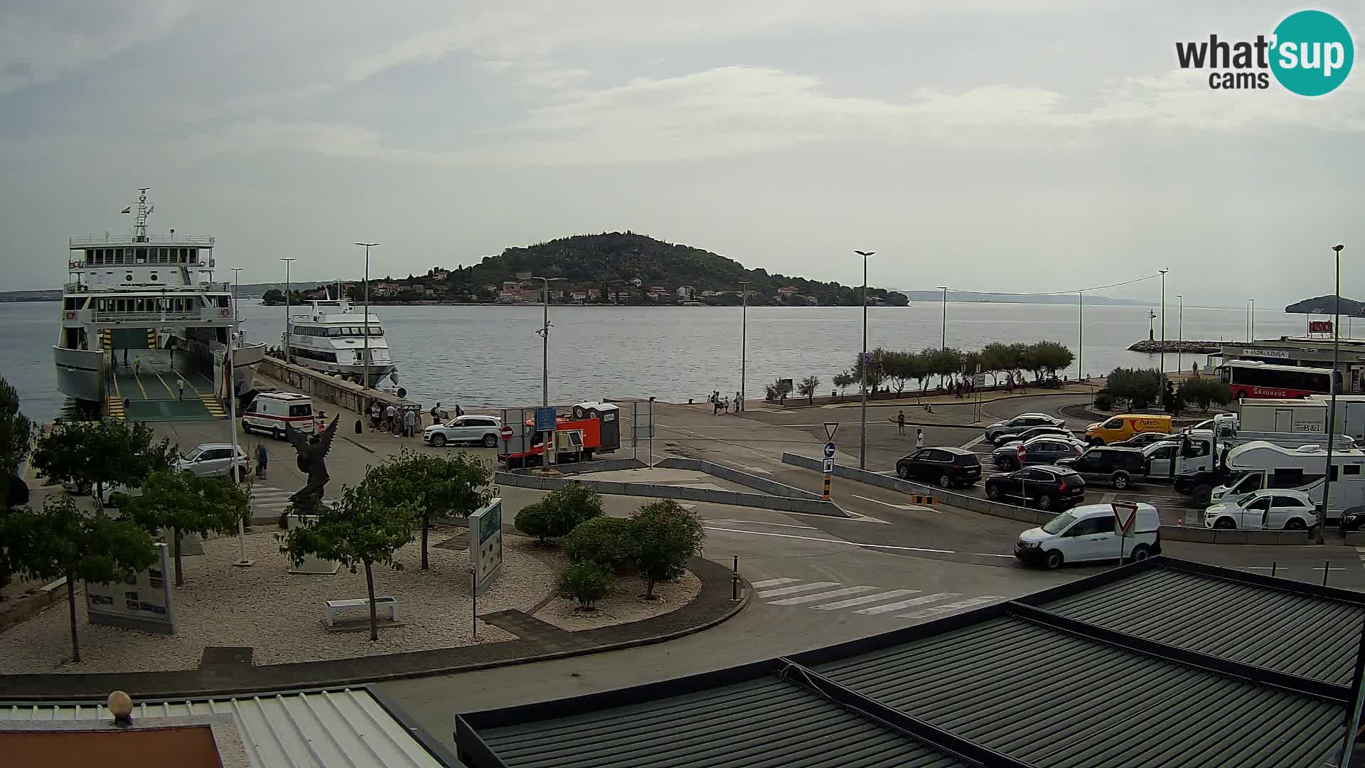 Webcam Ugliano – terminal traghetto da Preko a Zara