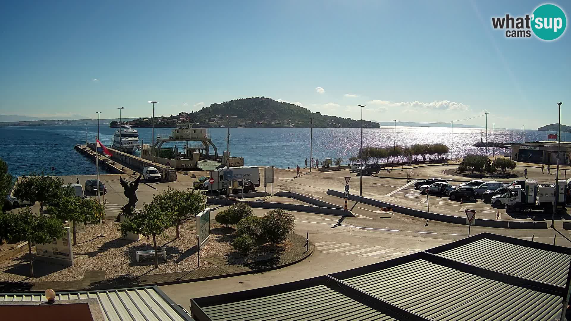 Webcam Ugliano – terminal traghetto da Preko a Zara