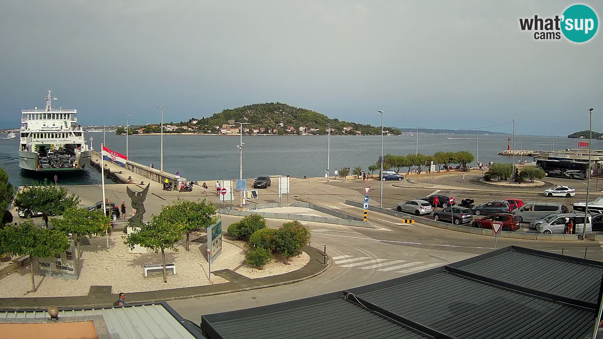 Webcam Ugljan – Preko Ferry to Zadar