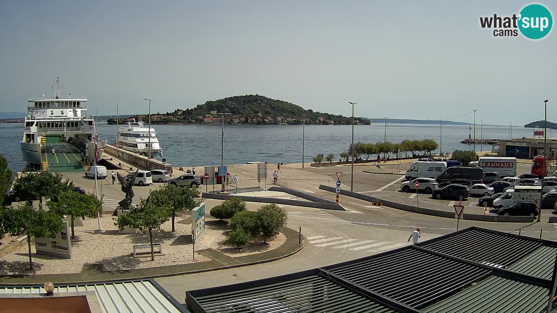 Spletna kamera Ugljan – trajekt Preko – Zadar