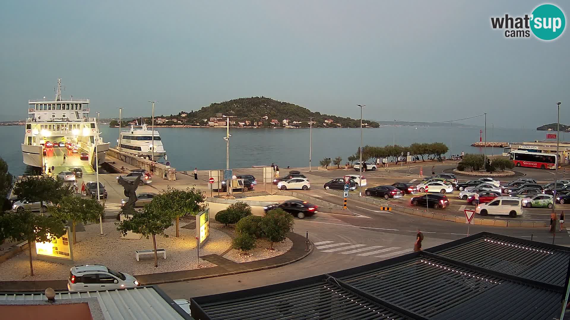 Web kamera Ugljan – Preko trajekt za Zadar