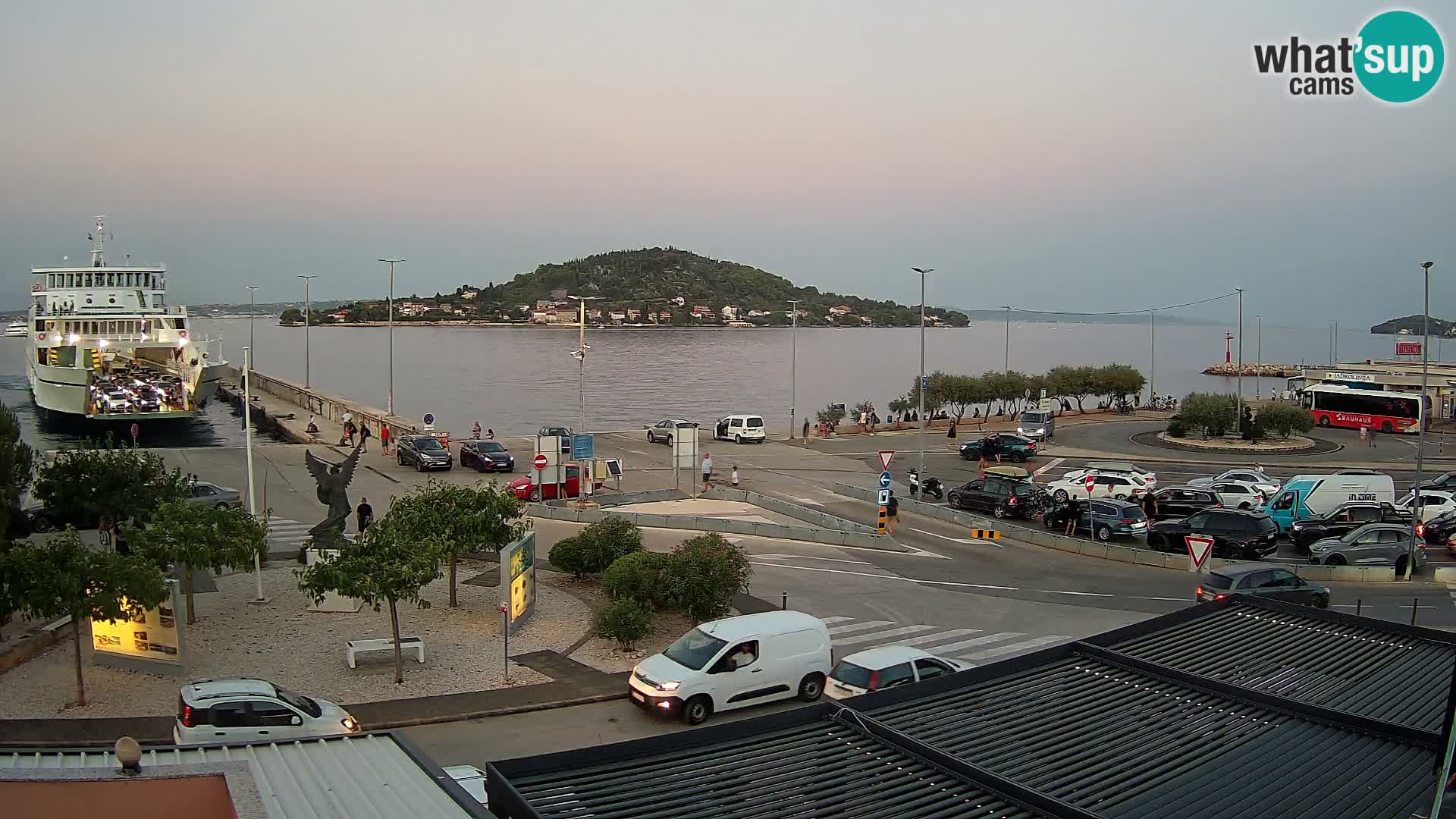 Webcam Ugliano – terminal traghetto da Preko a Zara