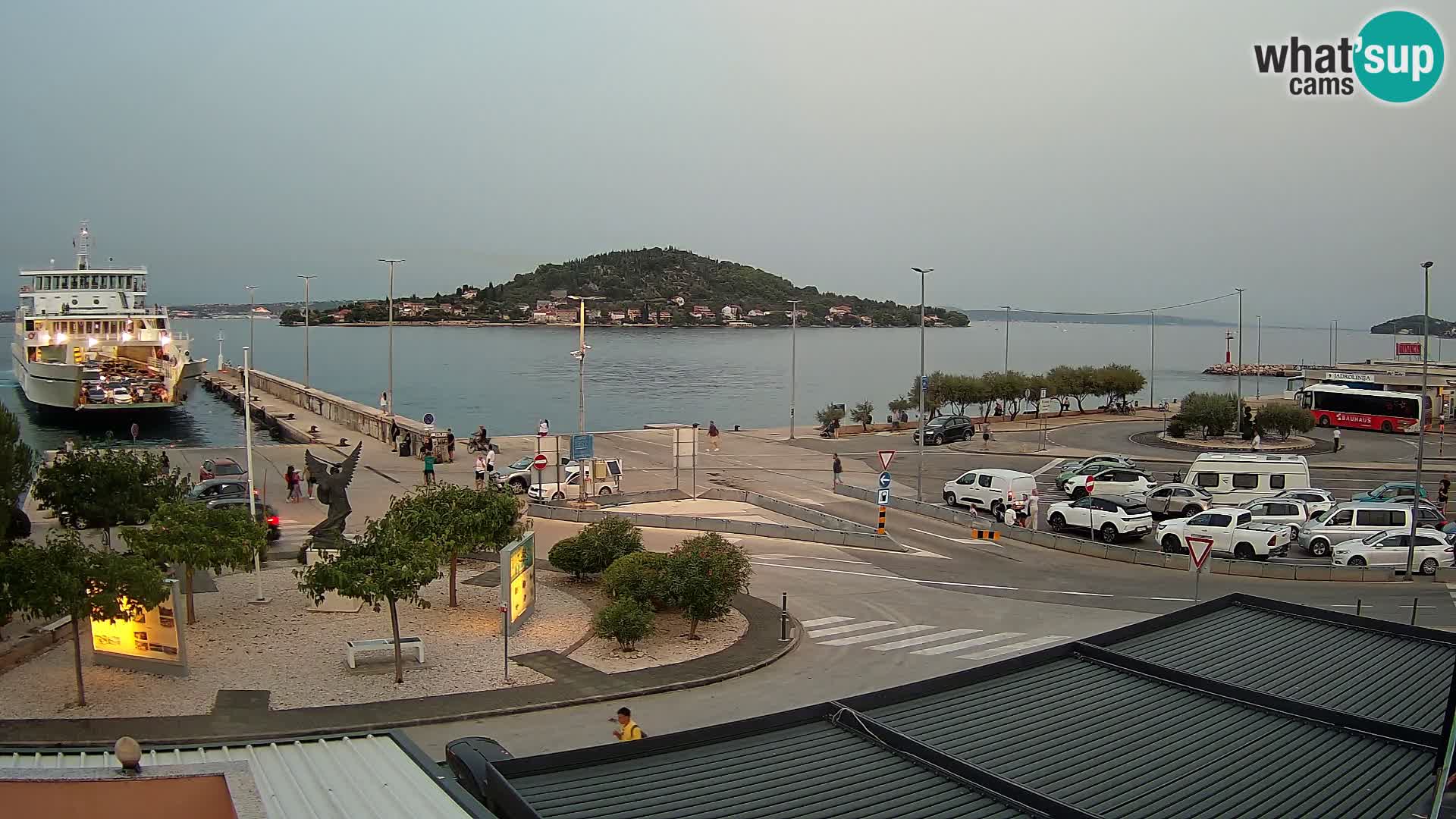 Spletna kamera Ugljan – trajekt Preko – Zadar