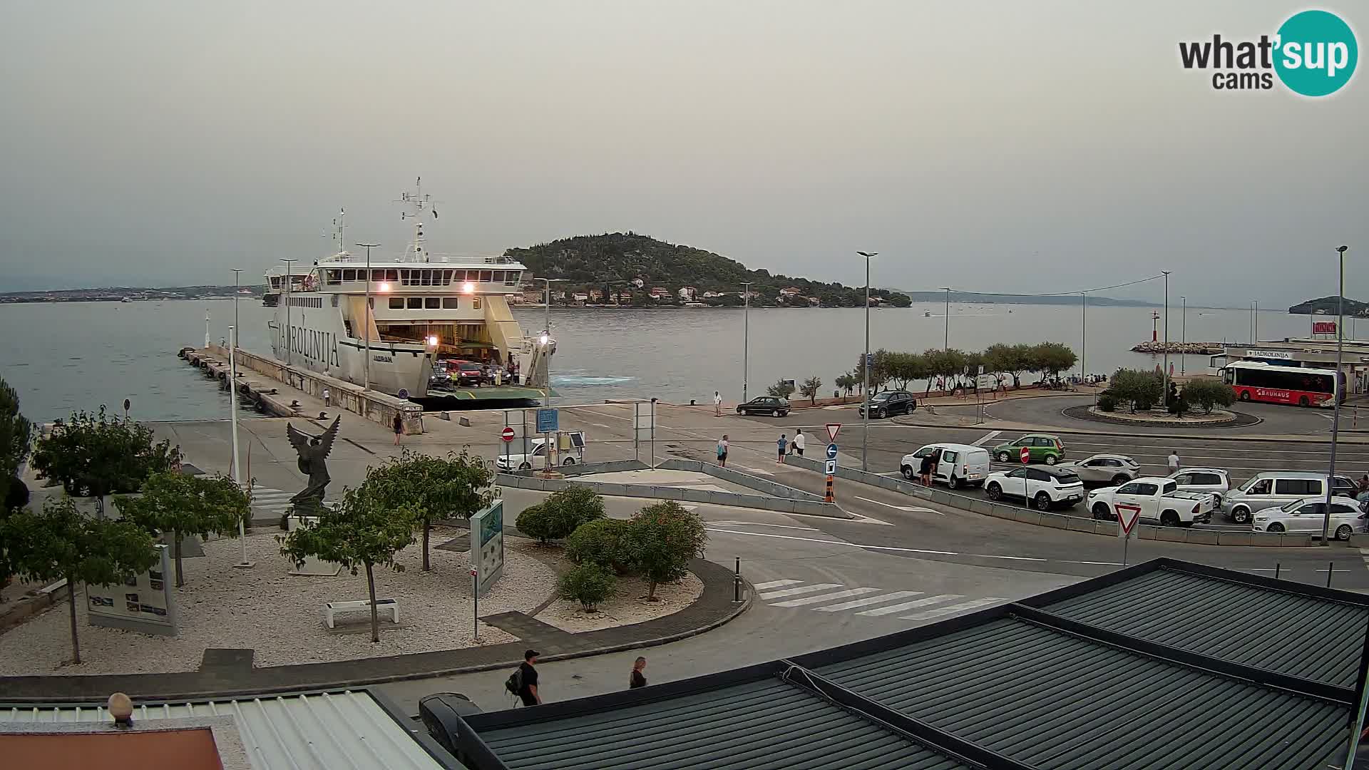 Webcam Ugliano – terminal traghetto da Preko a Zara