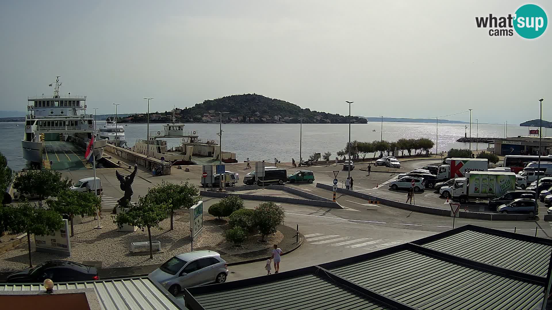Webcam Ugliano – terminal traghetto da Preko a Zara